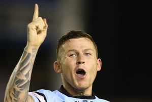 Cronulla standoff Todd Carney is concerned about the emotional toll at the Sharks. Photo / Getty Images