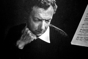 Composer Benjamin Britten.