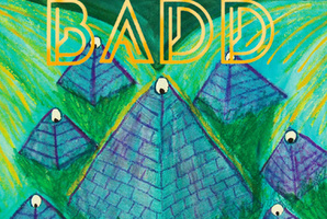 Badd Energy's album cover for Underwater Pyramids. Photo / Supplied