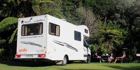 Motorhome holidays are becoming increasingly popular. Photo / Sarah Lawrence