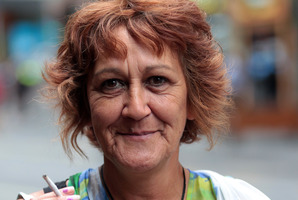 Jules Savage ditches the fags during working hours. Photo / Doug Sherring