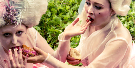 Virginia Frankovich and Phoebe Mason in a moment from Gorge.