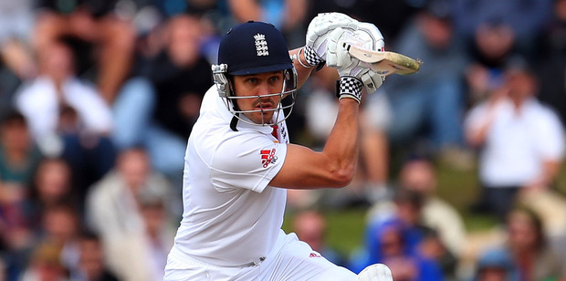 Nick Compton on the drive. Photo / Getty Images