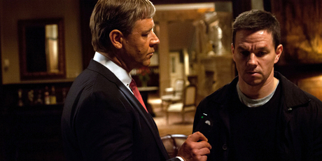Russell Crowe and Mark Wahlberg in 'Broken City'. Photo / AP