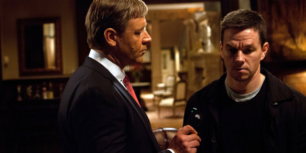 Russell Crowe and Mark Wahlberg in 'Broken City'. Photo / AP