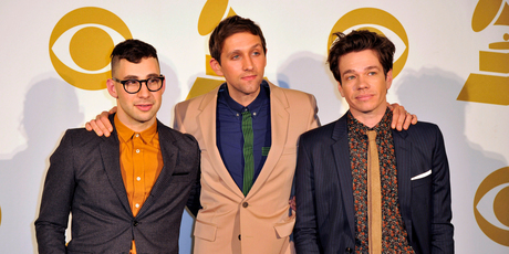 Jack Antonoff, Andrew Dost and Nate Ruess of Fun. Photo / AP