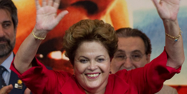 PM John Key said he also wanted to get Ms Rousseff's views on Brazil's economy. Photo / AP