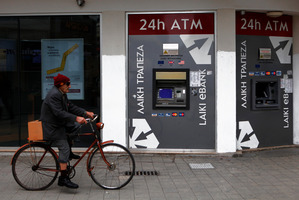 Analysts are worried that if Cyprus goes bankrupt it will set off a chain reaction in other EU countries. Photo / AP