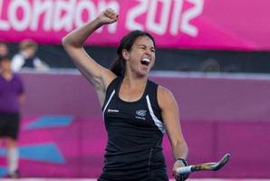 New Zealand Black Sticks captain Kayla Sharland at the 2012 Olympics. File photo / Brett Phibbs