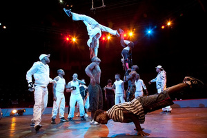 Circolombia's mix of urban dance styles and impressive gymnastic feats has a high fun factor. Photo / Sandra Roa
