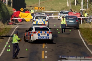 The scene of the crash. File photo / John Borren