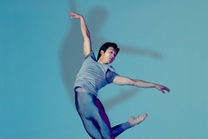 Qi Huan performs in the Royal New Zealand Ballet's Of Days, choreographed by Andrew Simmons. Photo / Supplied