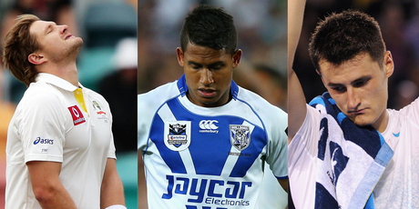 It hasn't been a great start to the year for Australian sport. Photo / Getty Images and AP