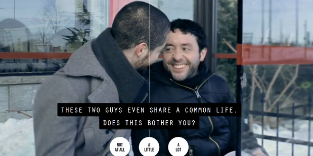 Resources on the website aim to dispel common homophobic stereotypes. Image / fighthomophobia.gouv.qc.ca