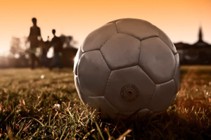 Playing soccer could power batteries to help you have light at night. Photo / Thinkstock