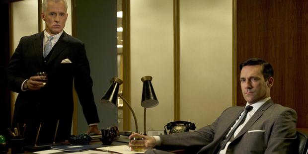 The stylish cast of Mad Men epitomise male cool. Photo / Supplied