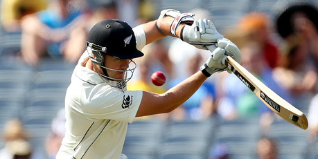 Peter Fulton of New Zealand bats during day one of the Third Test match between New Zealand and England. Photo / Getty Images.