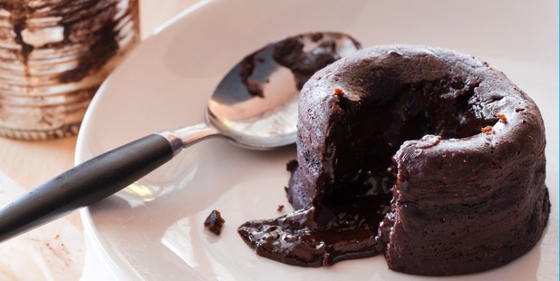 Simon Gault's molten chocolate puddings. Photo / Supplied