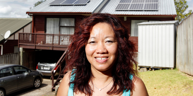 Solar panel winner Mai Digby. Photo / Michael Craig