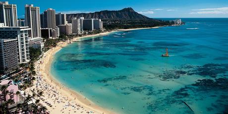 A view of Waikiki beach on the island of Oahu, Hawaii. Photo / Bloomberg