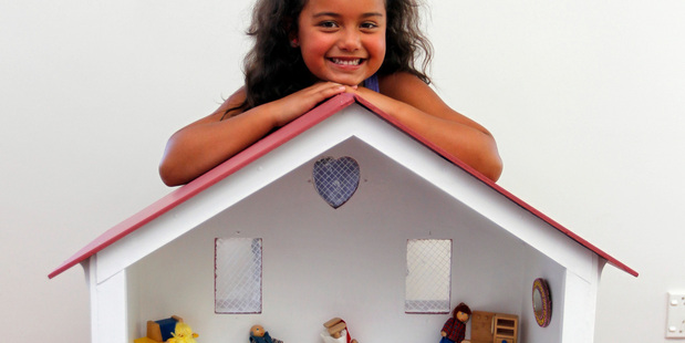 This dolls' house is child's play to make. Photo / Michael Craig