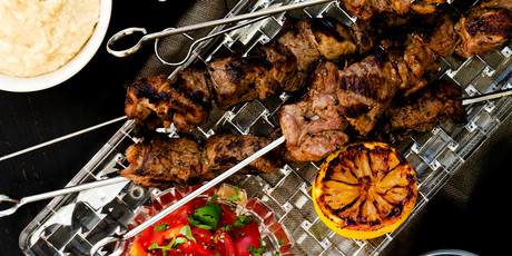 Lamb Souflaki with Flatbreads. Photo / Babiche Martens