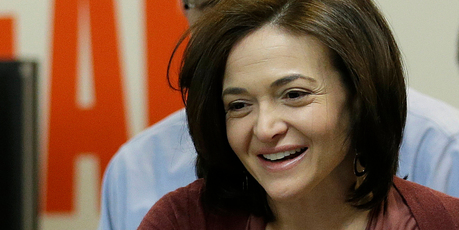 Facebook's Sheryl Sandberg seems to want the whole world to like her. Photo / AP