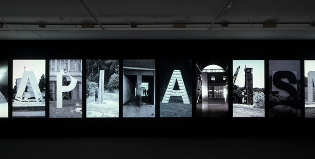 Destroyed World by Santiago Sierra, showing at Te Tuhi in Pakuranga. Photo / Supplied