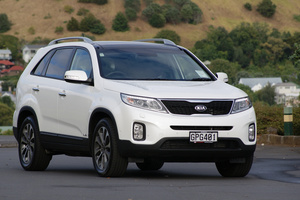 The self-parking system takes the angst out of taking the sizeable Sorento into the city. Pictures / David Linklater