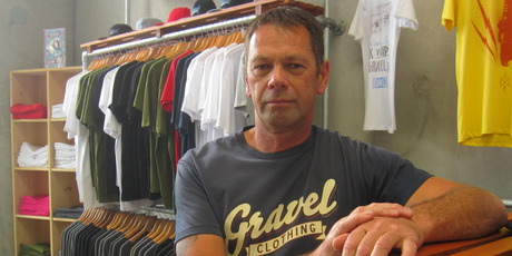 Business owner Dave Best is locked in a legal battle over T-shirts printed for Phil's Place Ltd. Photo / Amy McGrillivray
