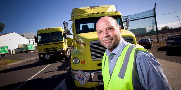 Chris Carr enjoys driving but makes sure he avoids peak traffic. Photo / Michael Craig