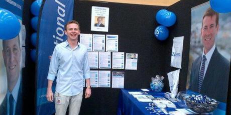 Visitors to the National Party's stand at Dunedin "Women's Lifestyle Expo" were invited to enter a draw to dine with the PM. Photo / Supplied