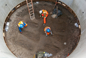 Archaeologists working on the UK's largest infrastructure project uncover the skeletons. Photo / AFP