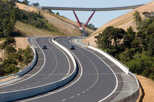 Auckland's Northern Gateway toll road. Photo / Dean Purcell