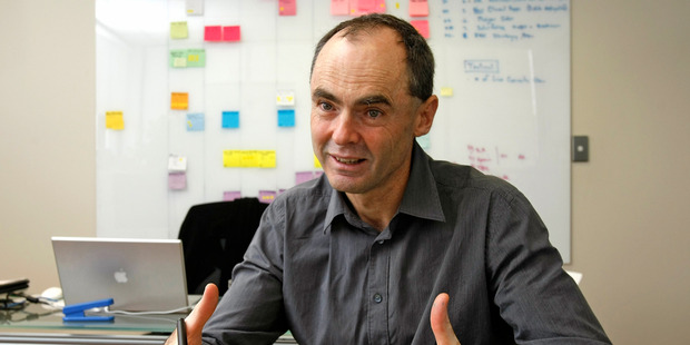 Orion Health founder Ian McCrae, pictured in his Mt Eden office. Photo / Kenny Rodger
