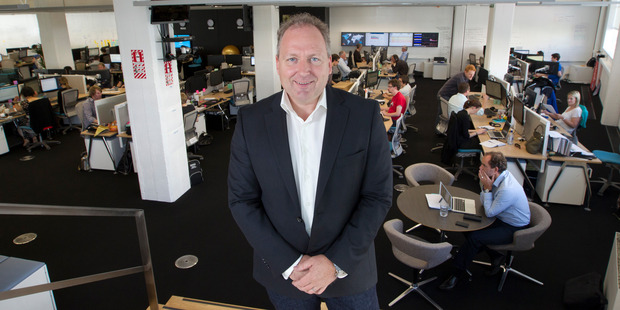 Rod Drury, founder and chief executive of internet-based accounting software company Xero. The company is currently looking for around 100 new staff. Photo / Mark MItchell