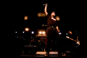 The Dropkick Murphys playing at the 2009 Big Day Out. Photo / Dean Purcell