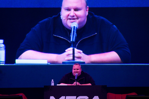 Kim Dotcom. Photo / Richard Robinson