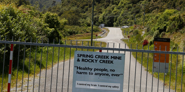 The entrance to the Spring Creek Mine & Rocky Creek. A waiting period imposed by the Govt on closing the mine may have cost the state owned miner $15m. Photo / David White.