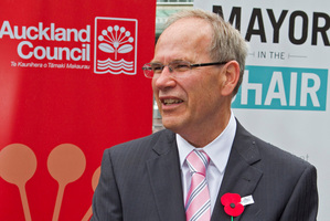 Mayor Len Brown's office spent $159,000 on trade missions to Asia and the Pacific in one year. Photo / NZPA