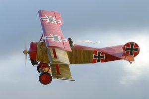 The infamous German fighter ace, the Red Baron, flew into battle in a Fokker triplane. Photo / Supplied