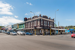Four adjoining character commercial buildings for sale at 224-234 Dominion Rd and 17 Valley Rd.