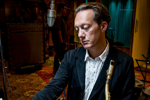 Nathan Haines' latest album features a love song inspired by life in London with his wife Jaimie. Photo / Supplied