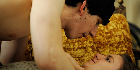 Adam Driver and Lena Dunham in a scene from Girls. Photo/supplied