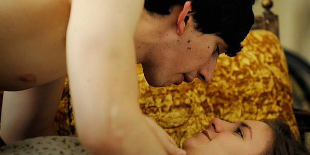 Adam Driver and Lena Dunham in a scene from Girls. Photo/supplied