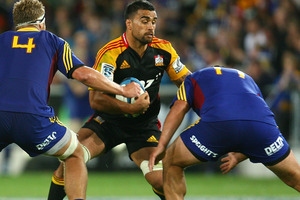 The Chiefs have won 13 of the 20 encounters against the Highlanders including a 41-27 earlier this season. Photo / Getty Images