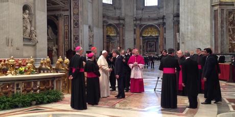 Attorney-General Chris Finlayson representing New Zealand at the inauguration of Pope Francis. Photo / Twitter / @chrisfinlayson
