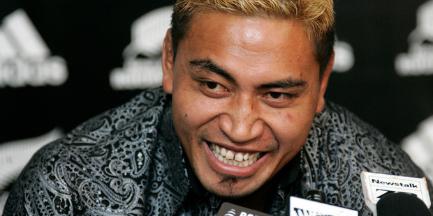 Jerry Collins at a press conference in 2008. Photo / NZ Herald/File photo