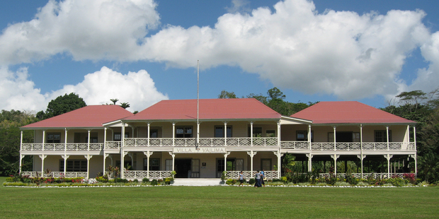 Vaillima, restored as the Robert Louis Stevnson Museum.