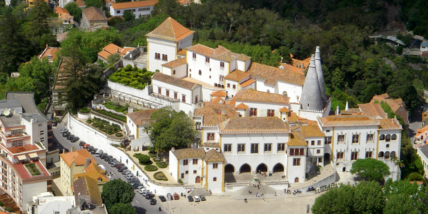 Sintra National Palace in Portugal is a veritable Disneyland of architectural influences, all of them whimsically indulgent. Photo / Getty Images